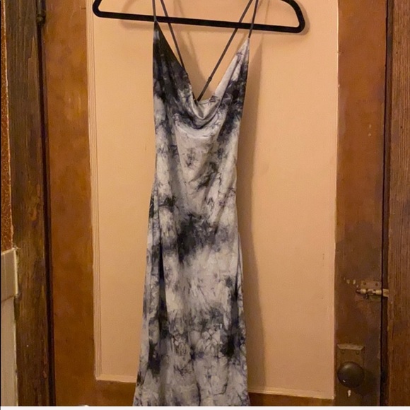 GUESS Olivia Cowl Mesh Dress - Picture 3 of 6